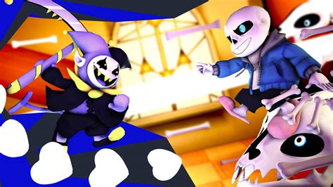 jevil|jevil vs sans.